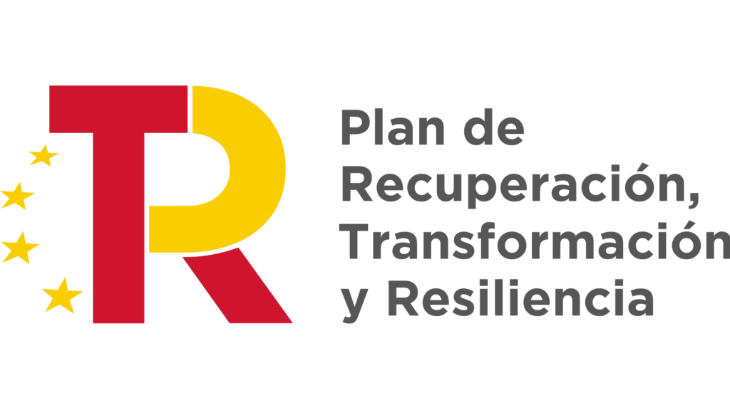 Logo plan de recuperación, transformación y resiliencia